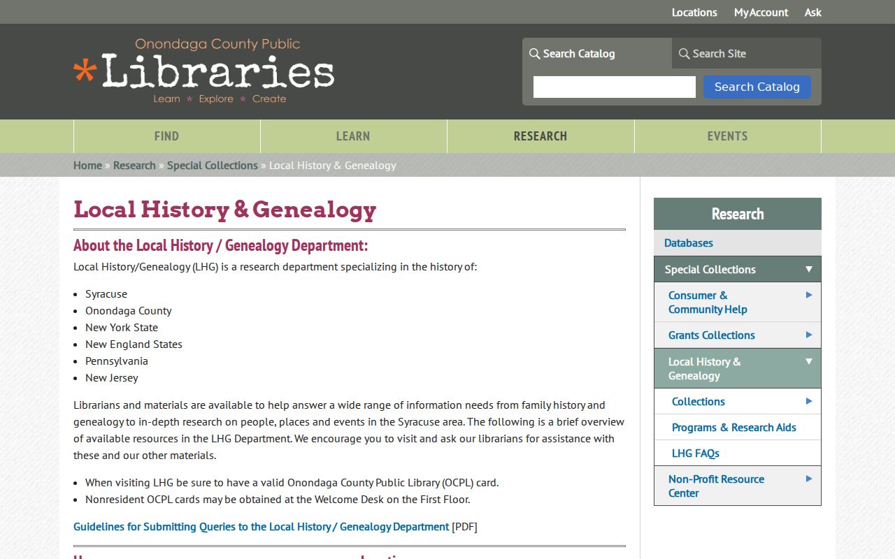 DeWitt city directory research at the OCPL Local History and Genealogy desk